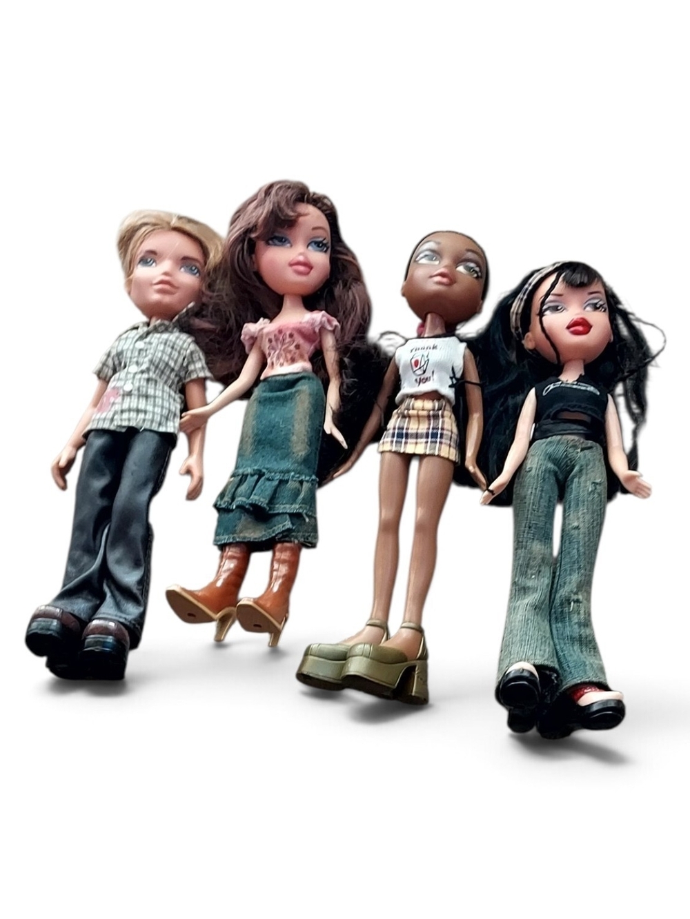Bratz Fashion Doll Lot Set - Multi-Color Trendy Play Dolls